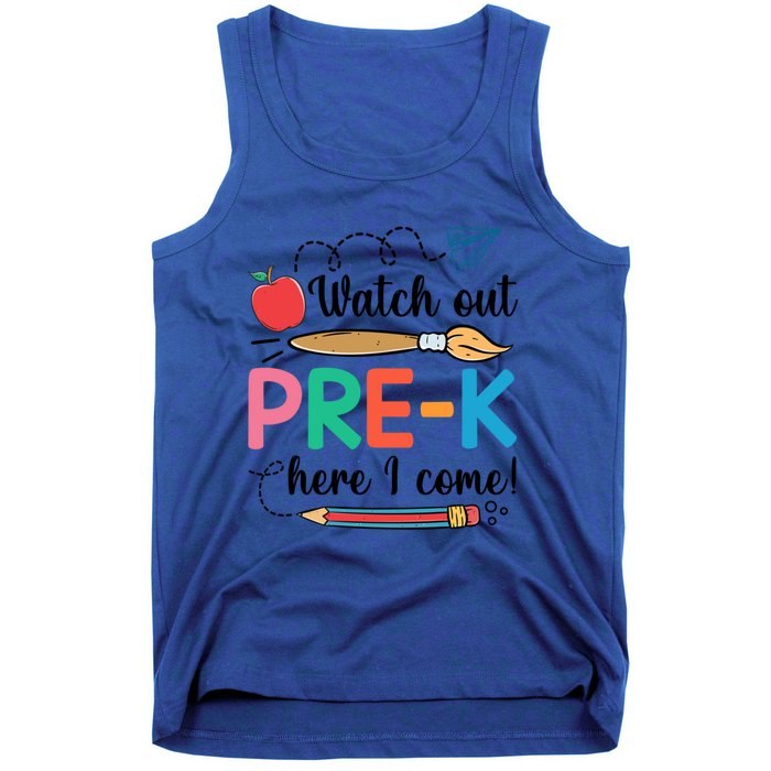 Watch Out PreK Here I Come Team PreK Gift Tank Top