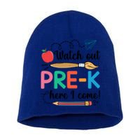 Watch Out PreK Here I Come Team PreK Gift Short Acrylic Beanie