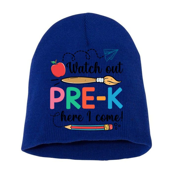 Watch Out PreK Here I Come Team PreK Gift Short Acrylic Beanie