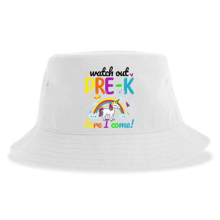 Watch Out PreK Here I Come Pre K Sustainable Bucket Hat