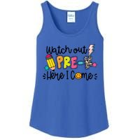 Watch Out PreK Squad Here I Come Happy First Day Of School Funny Gift Ladies Essential Tank