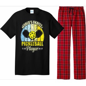 World's Okayest Pickleball Player Pajama Set