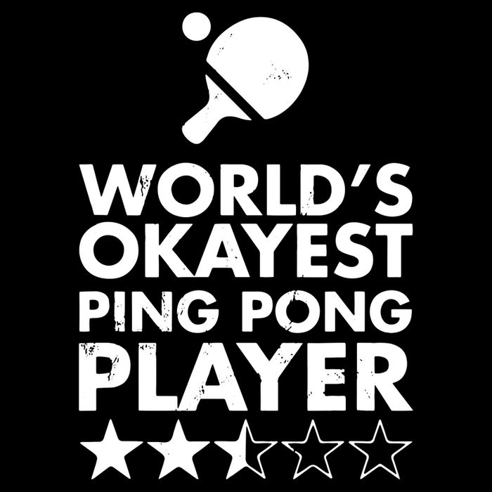 Worlds Okayest Ping Pong Player Trophy Backpack