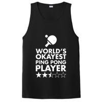 Worlds Okayest Ping Pong Player Trophy PosiCharge Competitor Tank