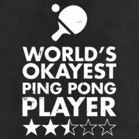 Worlds Okayest Ping Pong Player Trophy Hat