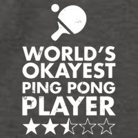 Worlds Okayest Ping Pong Player Trophy Vector Backpack
