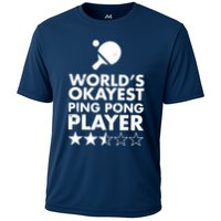 Worlds Okayest Ping Pong Player Trophy Performance Shirt