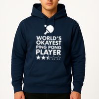 Worlds Okayest Ping Pong Player Trophy Hoodie