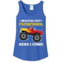 Watch Out Preschool Here I Come Back To School Monster Truck Gift Ladies Essential Tank