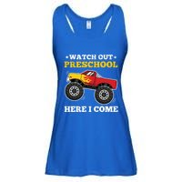 Watch Out Preschool Here I Come Back To School Monster Truck Gift Ladies Essential Flowy Tank