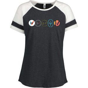 Wenty One Pilots Enza Ladies Jersey Colorblock Tee