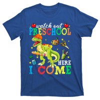 Watch Out Preschool Here I Come Dinosaur Back To School Gift T-Shirt