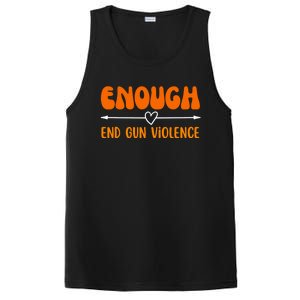 Wear Orange Peace Sign Enough End Gun Violence PosiCharge Competitor Tank