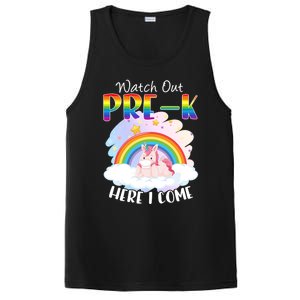 Watch Out Pre K Back To School Unicorn Teacher Gift PosiCharge Competitor Tank