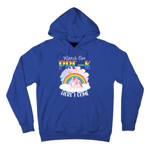 Watch Out Pre K Back To School Unicorn Teacher Gift Hoodie