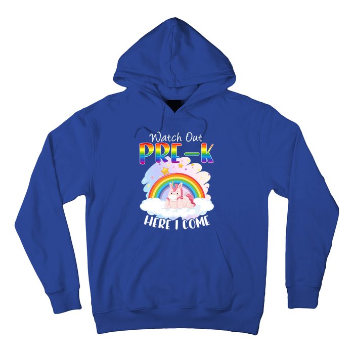 Watch Out Pre K Back To School Unicorn Teacher Gift Hoodie