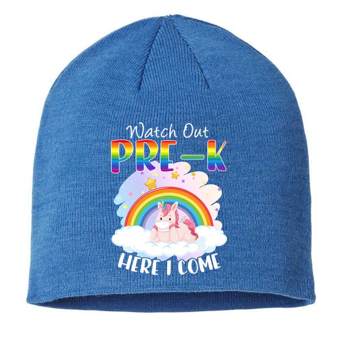 Watch Out Pre K Back To School Unicorn Teacher Gift Sustainable Beanie