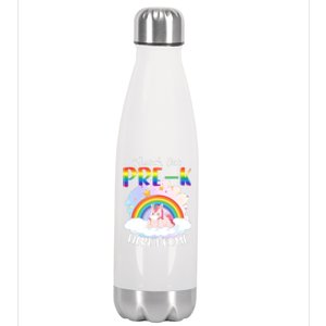 Watch Out Pre K Back To School Unicorn Teacher Gift Stainless Steel Insulated Water Bottle