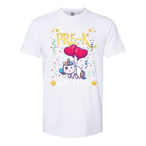 Watch Out Pre K Here I Come First Day Unicorn Gift Softstyle CVC T-Shirt