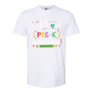 Watch Out PreK Here I Come Back To School Student Funny Gift Softstyle CVC T-Shirt