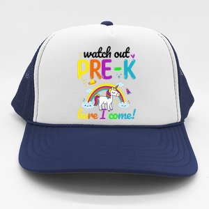 Watch Out PreK Here I Come Pre K Trucker Hat