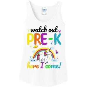 Watch Out PreK Here I Come Pre K Ladies Essential Tank