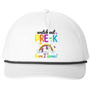 Watch Out PreK Here I Come Pre K Snapback Five-Panel Rope Hat