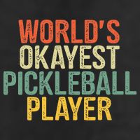 World's Okayest Pickleball Player Pickleball tournaments Golf Towel