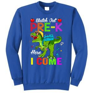 Watch Out PreK Here I Come Dinosaurs Back To School Funny Gift Sweatshirt