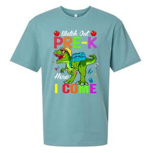 Watch Out PreK Here I Come Dinosaurs Back To School Funny Gift Sueded Cloud Jersey T-Shirt