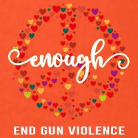 Wear Orange Peace Sign Enough End Gun Violence T-Shirt
