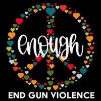 Wear Orange Peace Sign Enough End Gun Violence Impact Tech Backpack
