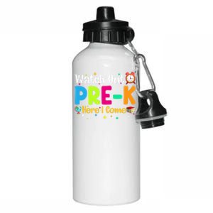 Watch Out PreK Here I Come Preschool Funny Gift Funny Gift Aluminum Water Bottle