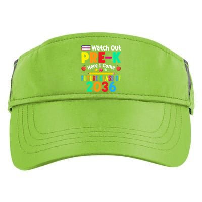 Watch Out PreK Here I Come Future Class Of 2036 Students Gift Adult Drive Performance Visor