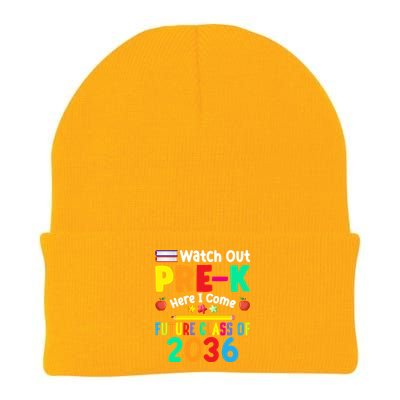 Watch Out PreK Here I Come Future Class Of 2036 Students Gift Knit Cap Winter Beanie