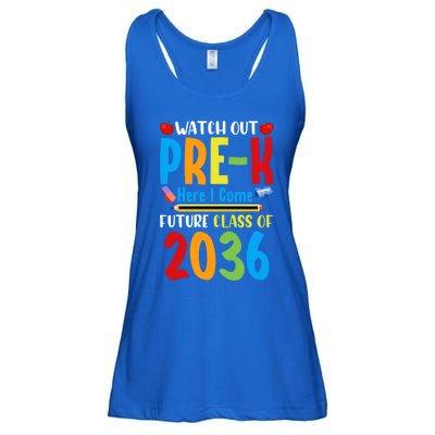 Watch Out PreK Here I Come Future Class Of 2036 Students Gift Ladies Essential Flowy Tank