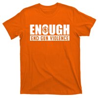 Wear Orange Peace Sign Enough End Gun Violence T-Shirt