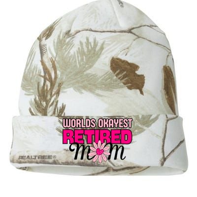 WorldS Okayest Retired Mom Kati Licensed 12" Camo Beanie