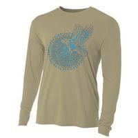 Walhalla Odins Runes Valknut Wotans Knot Viking Cooling Performance Long Sleeve Crew