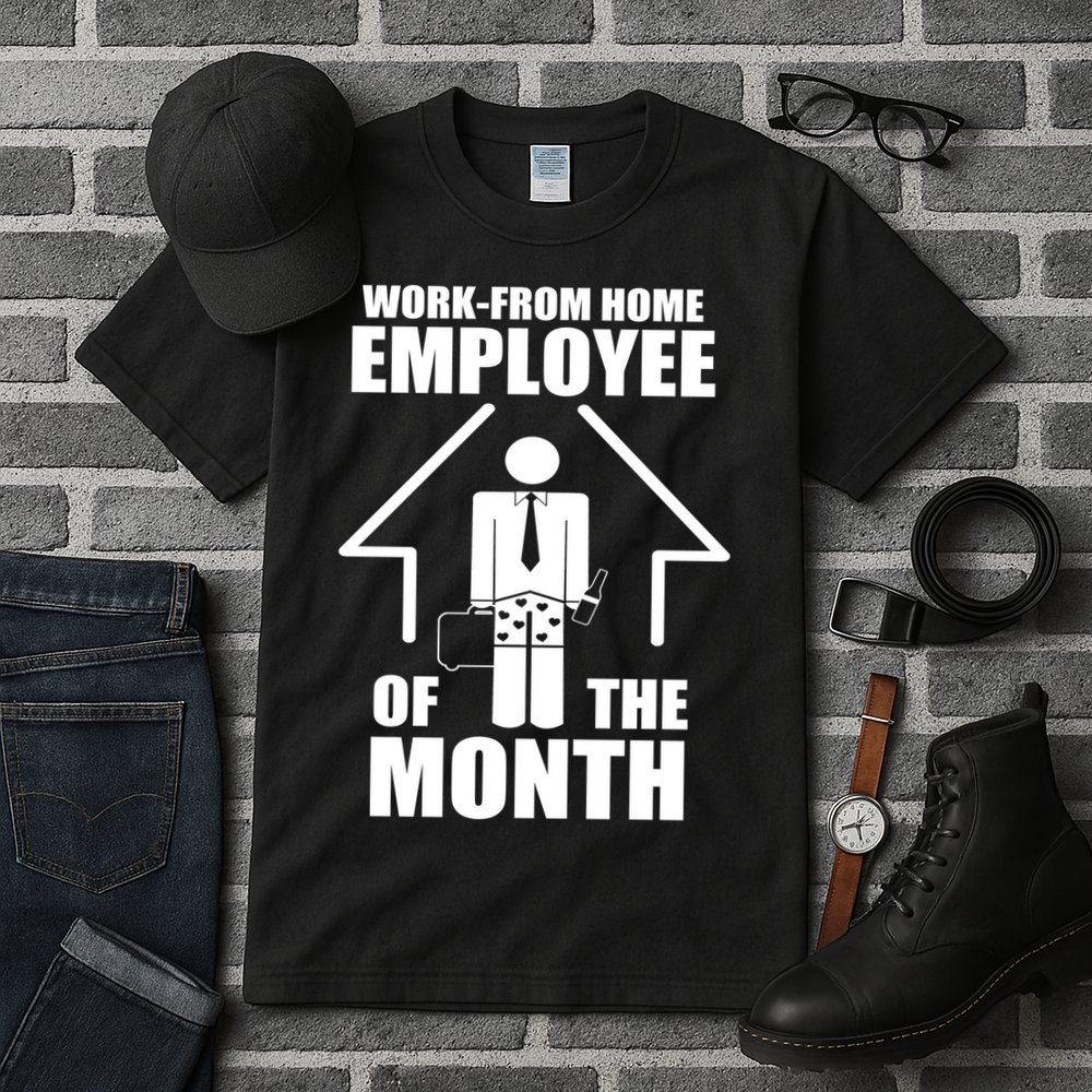 Work From Home Employee Of The Month Tall T-Shirt