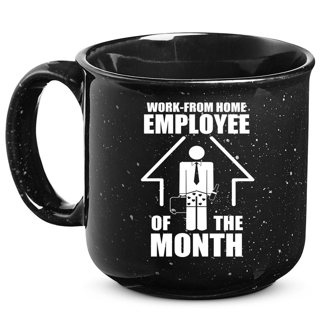 Work From Home Employee Of The Month 15oz Campfire Ceramic Mug