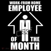 Work From Home Employee Of The Month Flatbill Hat