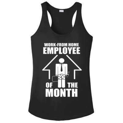 Work From Home Employee Of The Month Ladies PosiCharge Competitor Racerback Tank