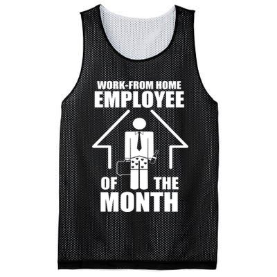 Work From Home Employee Of The Month Mesh Reversible Basketball Jersey Tank