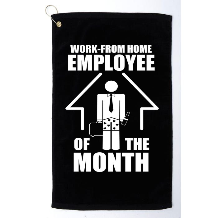 Work From Home Employee Of The Month Golf Towel