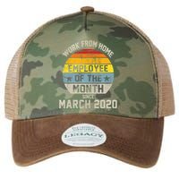 Work From Home Employee Of The Month Funny Pandemic Legacy Tie Dye Trucker Hat