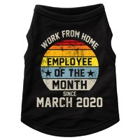 Work From Home Employee Of The Month Funny Pandemic Doggie Tank