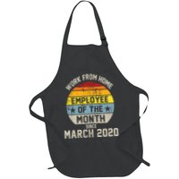Work From Home Employee Of The Month Funny Pandemic Apron