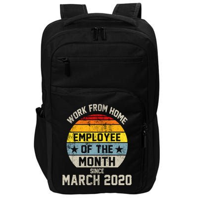 Work From Home Employee Of The Month Funny Pandemic Impact Tech Backpack