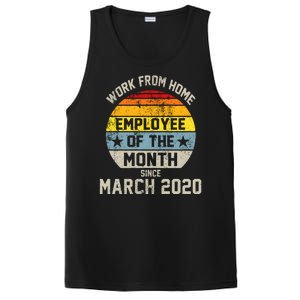 Work From Home Employee Of The Month Funny Pandemic PosiCharge Competitor Tank